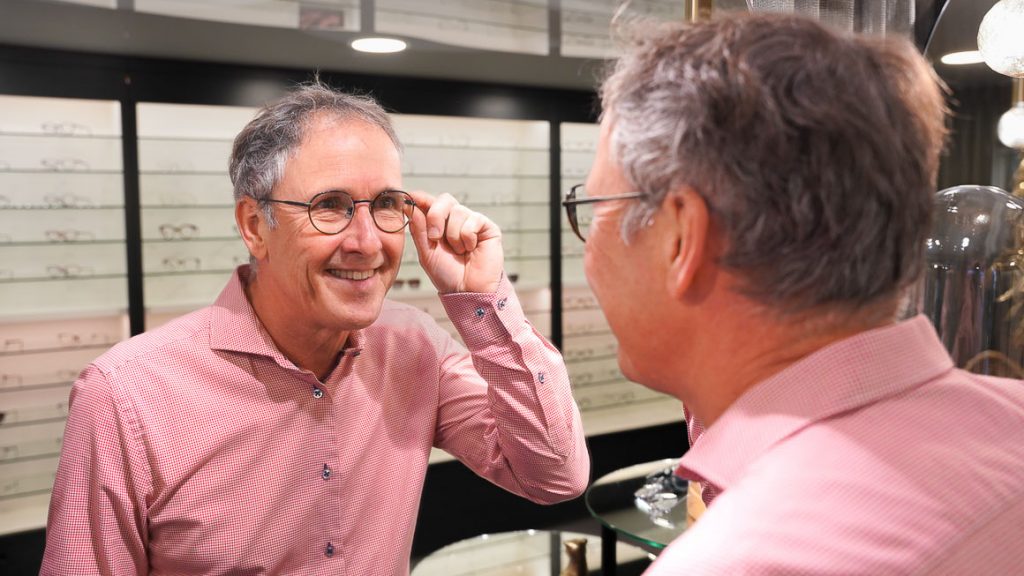 Heren brilmontuur intervisie optiek